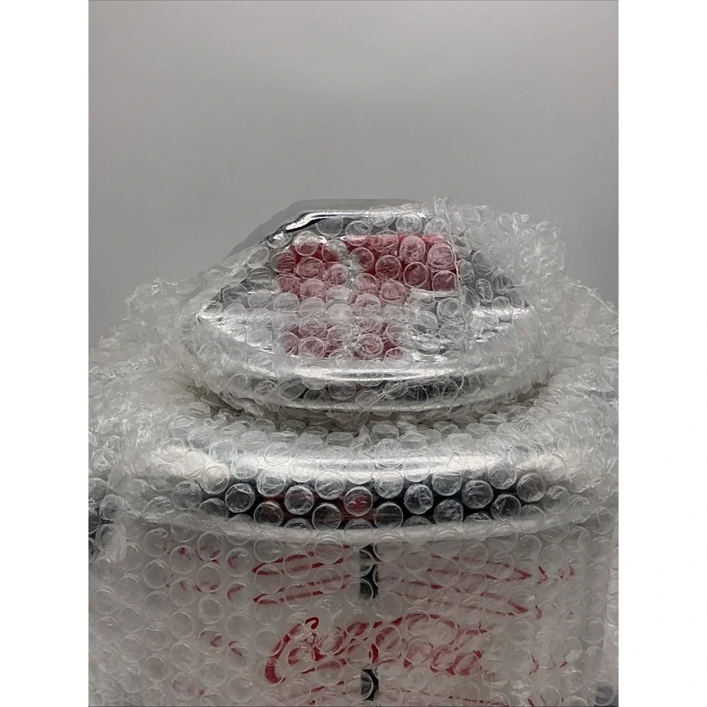Vintage 2000 Coca-Cola Jukebox Shiny Silver Cookie Jar by Gibson, NIB